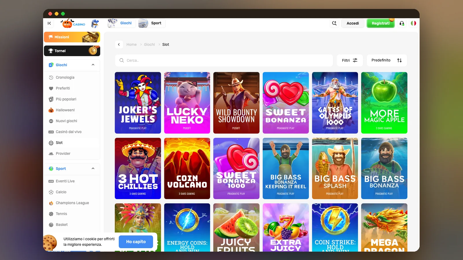 Wincasino slot
